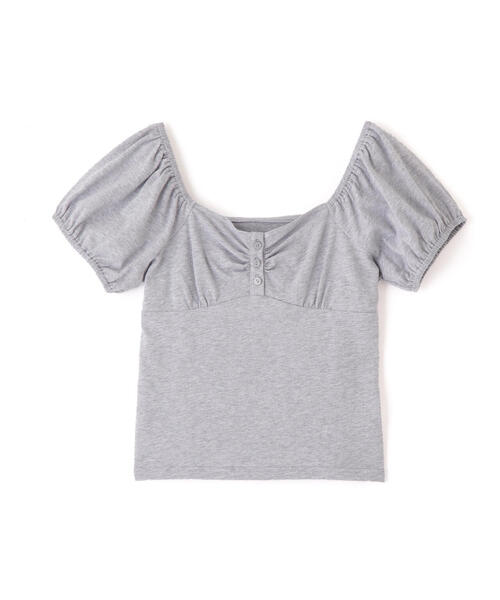 FREE'S MART(フリーズマート)の「◆オフショルギャザーカットソー(Tシャツ/カットソー・レディース・ホワイト/ブラック/グレー・FREE)」の15枚目の写真