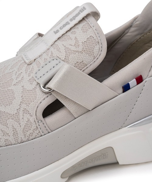 le coq sportif（ルコックスポルティフ）の「LCS ロワール スリッポン レース SI(さっと履ける/軽量/消臭)（スニーカー・レディース・ネイビー系2/ブラック×ホワイト/グレー×ホワイト・23.5cm/24.5cm/23.0cm/24.0cm/25.0cm/22.5cm）」の9枚目の写真