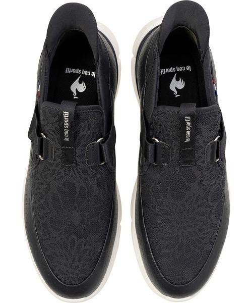 le coq sportif（ルコックスポルティフ）の「LCS ロワール スリッポン レース SI(さっと履ける/軽量/消臭)（スニーカー・レディース・ネイビー系2/ブラック×ホワイト/グレー×ホワイト・23.5cm/24.5cm/23.0cm/24.0cm/25.0cm/22.5cm）」の13枚目の写真