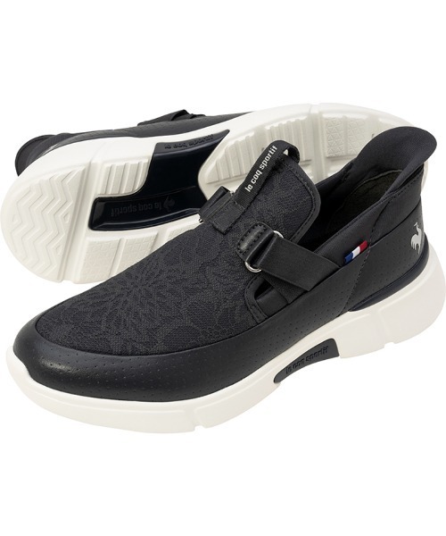 le coq sportif（ルコックスポルティフ）の「LCS ロワール スリッポン レース SI(さっと履ける/軽量/消臭)（スニーカー・レディース・ネイビー系2/ブラック×ホワイト/グレー×ホワイト・23.5cm/24.5cm/23.0cm/24.0cm/25.0cm/22.5cm）」の17枚目の写真