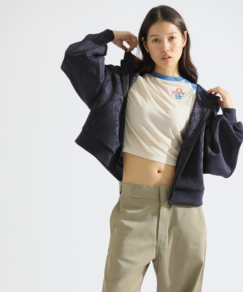 PARIS SAINT-GERMAIN(パリサンジェルマン)の「【Paris Saint-Germain / パリ・サン=ジェルマン】 MONOGRAM PARKA(パーカー・レディース・アイボリー/ネイビー・FREE)」の1枚目の写真
