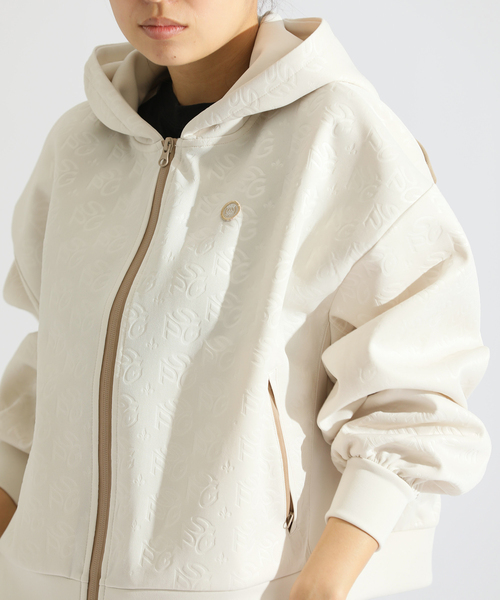 PARIS SAINT-GERMAIN(パリサンジェルマン)の「【Paris Saint-Germain / パリ・サン=ジェルマン】 MONOGRAM PARKA(パーカー・レディース・アイボリー/ネイビー・FREE)」の6枚目の写真