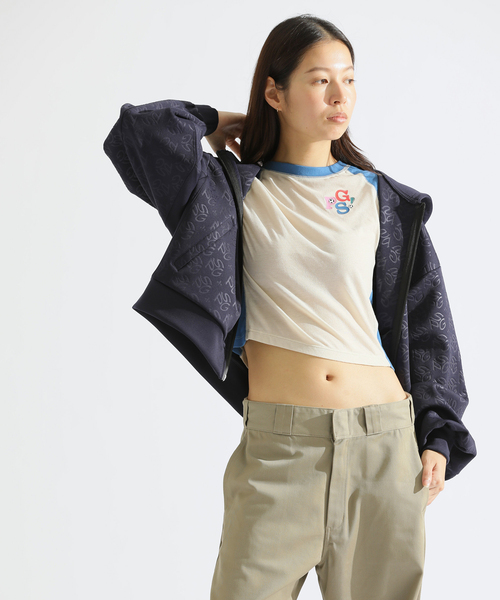 PARIS SAINT-GERMAIN(パリサンジェルマン)の「【Paris Saint-Germain / パリ・サン=ジェルマン】 MONOGRAM PARKA(パーカー・レディース・アイボリー/ネイビー・FREE)」の15枚目の写真