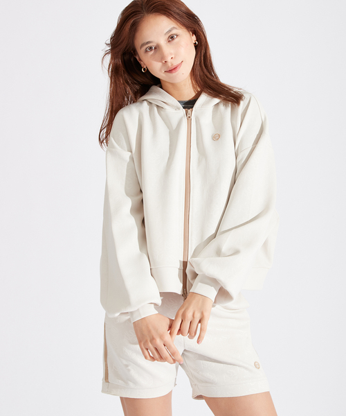PARIS SAINT-GERMAIN(パリサンジェルマン)の「【Paris Saint-Germain / パリ・サン=ジェルマン】 MONOGRAM PARKA(パーカー・レディース・アイボリー/ネイビー・FREE)」の17枚目の写真