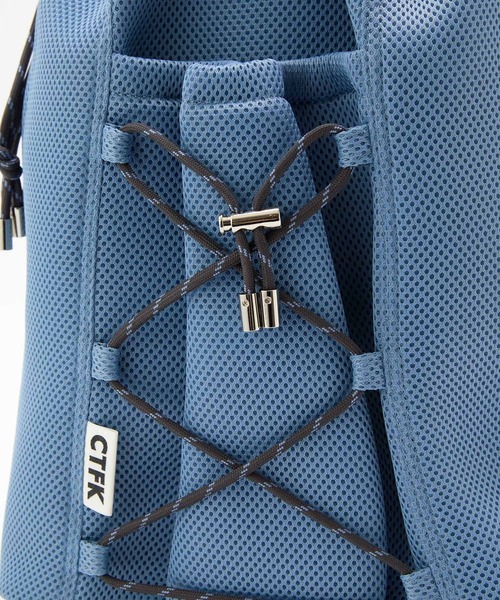 CONTROL FREAK / CTFK（コントロールフリーク）の「CONTROL FREAK / CTFK（コントロールフリーク）メッシュレースアップワンショルダーバッグ（バックパック/リュック・レディース・ブラック/ブルー/ホワイト/レッド/グリーン/ピンク・FREE）」の12枚目の写真
