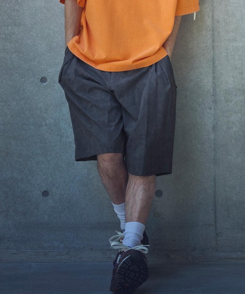ADAM PATEK(アダムパテック)の「ADAMPATEK/uneven dyeing short pants/ムラ染めプリントワイドショートパンツ(AP2518004)(その他パンツ・レディース・ブラック/ホワイト/グレー・2/1)」の20枚目の写真