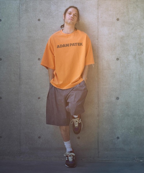 ADAM PATEK(アダムパテック)の「ADAMPATEK/uneven dyeing short pants/ムラ染めプリントワイドショートパンツ(AP2518004)(その他パンツ・レディース・ブラック/ホワイト/グレー・2/1)」の19枚目の写真