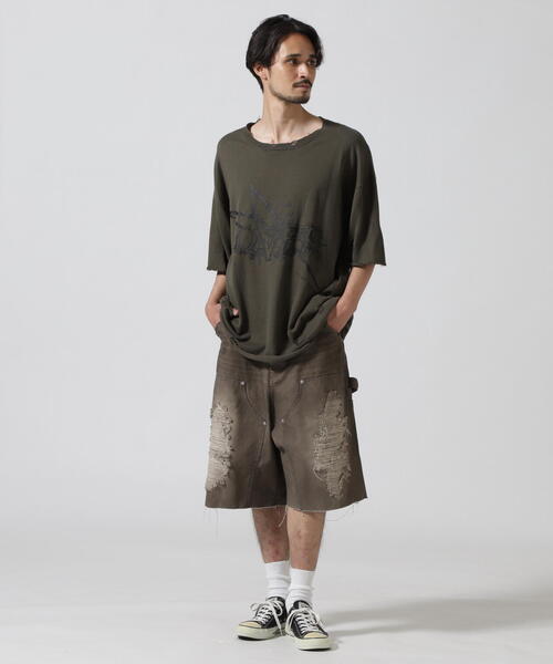 FR(13)NDS（フレンズ）の「FR(13)NDS /フレンズ/Graphic Knit TEE（ニット/セーター・メンズ・カーキ/ブラック・F）」の17枚目の写真