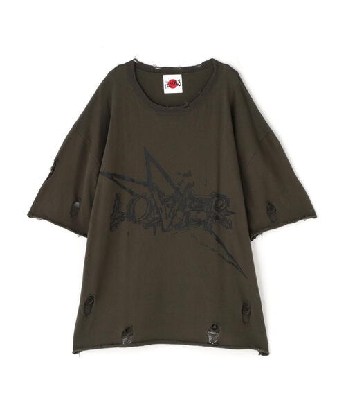 FR(13)NDS フレンズ Graphic Knit TEE カーキ FR(13)NDS /フレンズ/Graphic Knit TEE（ニット/セーター）｜FR