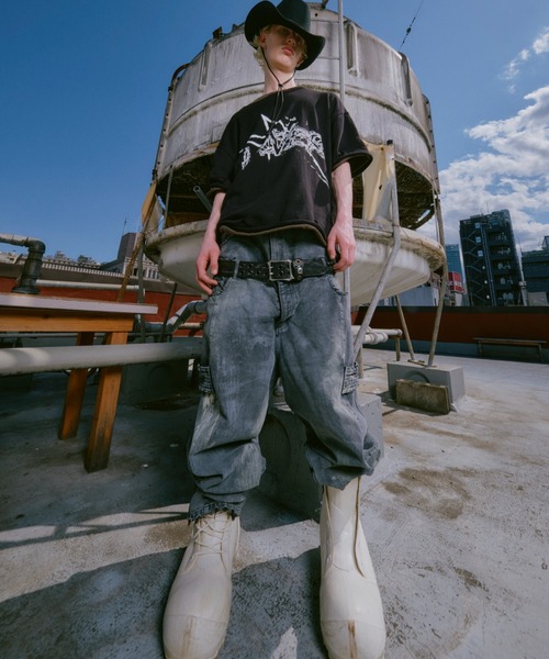 FR(13)NDS（フレンズ）の「FR(13)NDS /フレンズ/Graphic Knit TEE（ニット/セーター・メンズ・カーキ/ブラック・F）」の4枚目の写真