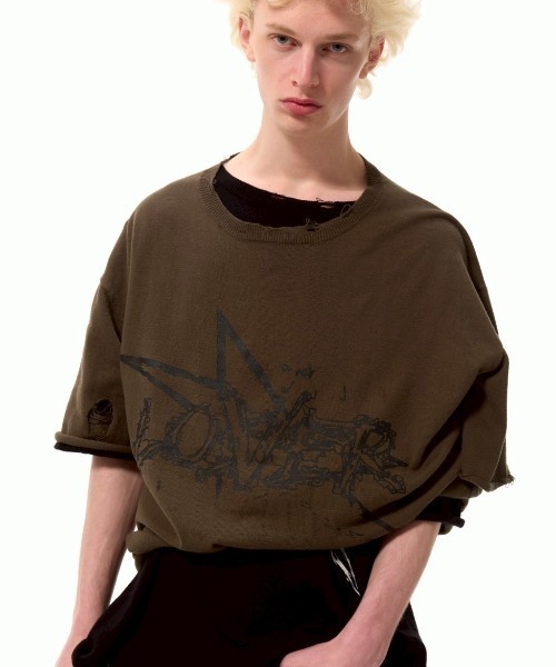 FR(13)NDS /フレンズ/Graphic Knit TEE（ニット/セーター）｜FR