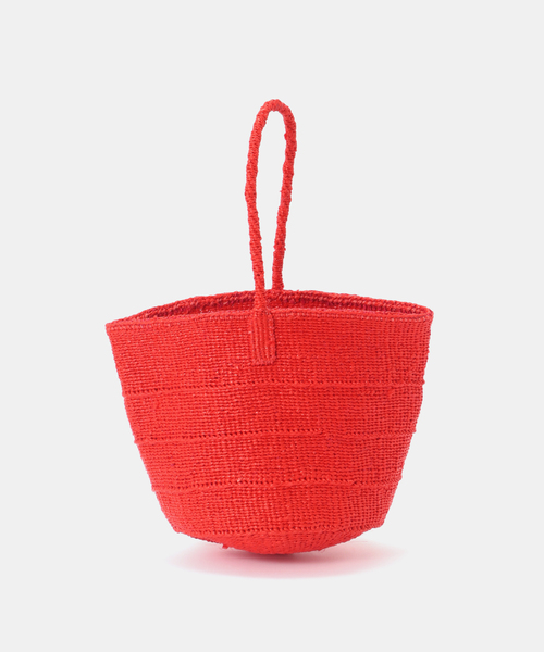 B.C STOCK(ベーセーストック)の「AFRICAN SQUARE/アフリカンスクエア プラサイザルバッグ ワンハンドル(トートバッグ・レディース・レッド/ラベンダー/その他2・FREE)」の5枚目の写真