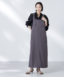前後2wayサロペットワンピース
