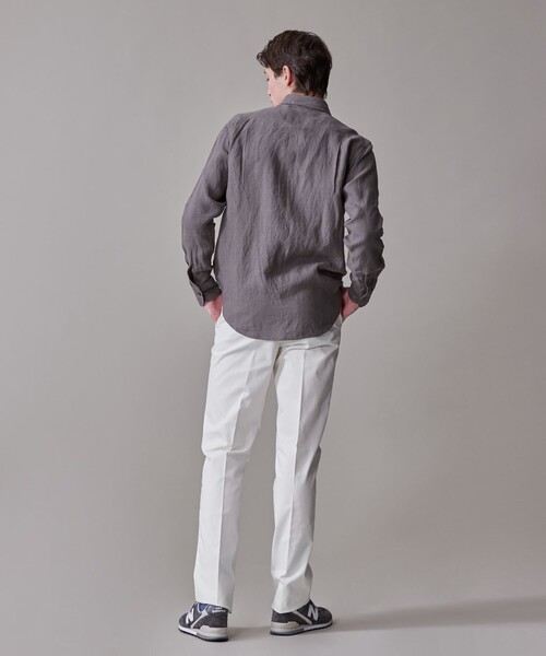 J.PRESS(ジェイプレス)の「【洗える】リネントロピカル シャツ / レギュラー(シャツ/ブラウス・メンズ・オレンジ系/ブルー系/ホワイト系/グレー系・LARGE/X-LARGE/MEDIUM)」の17枚目の写真