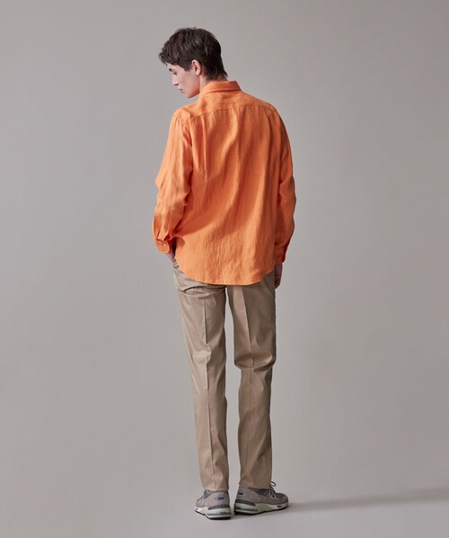 J.PRESS(ジェイプレス)の「【洗える】リネントロピカル シャツ / レギュラー(シャツ/ブラウス・メンズ・オレンジ系/ブルー系/ホワイト系/グレー系・LARGE/X-LARGE/MEDIUM)」の21枚目の写真
