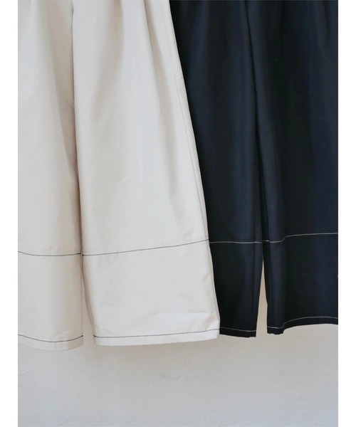 TRUNC(トランクエイティーエイト)の「Twill Stitch Wide Pants(その他パンツ・レディース・アイボリー/ブラック・FREE)」の22枚目の写真