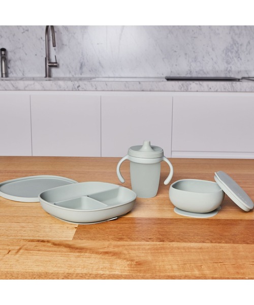 b.box(ビーボックス)の「b.box/ Silicone Bowl+Lid シリコンボウル+リッド(蓋・吸盤付きボウル)(マグ/哺乳瓶/お食事グッズ・キッズ・ベージュ/グレイッシュブルー/セージグリーン/ベビーピンク・ONESIZE)」の20枚目の写真