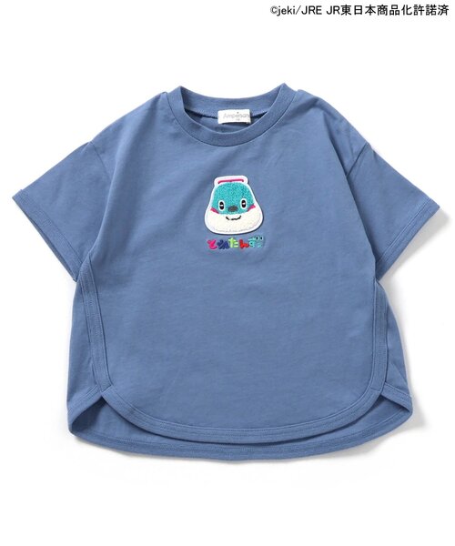 Ampersand（アンパサンド）の「【とれたんず】ゆったり半袖半袖Tシャツ（Tシャツ/カットソー・キッズ・ブルー/イエロー/チャコール・90/100/110/120/80/130）」の7枚目の写真