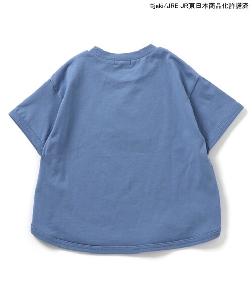 Ampersand（アンパサンド）の「【とれたんず】ゆったり半袖半袖Tシャツ（Tシャツ/カットソー・キッズ・ブルー/イエロー/チャコール・90/100/110/120/80/130）」の11枚目の写真