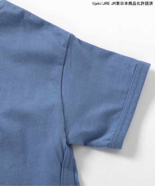 Ampersand（アンパサンド）の「【とれたんず】ゆったり半袖半袖Tシャツ（Tシャツ/カットソー・キッズ・ブルー/イエロー/チャコール・90/100/110/120/80/130）」の14枚目の写真