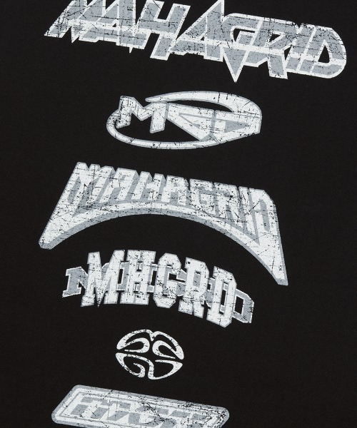MAHAGRID(マハグリッド)の「『mahagrid/マハグリッド』MULTI LOGO SLEEVLESS /マルチロゴ ノースリーブシャツ(Tシャツ/カットソー・メンズ・ブラック/ホワイト/ライトブルー・S/L/M)」の17枚目の写真