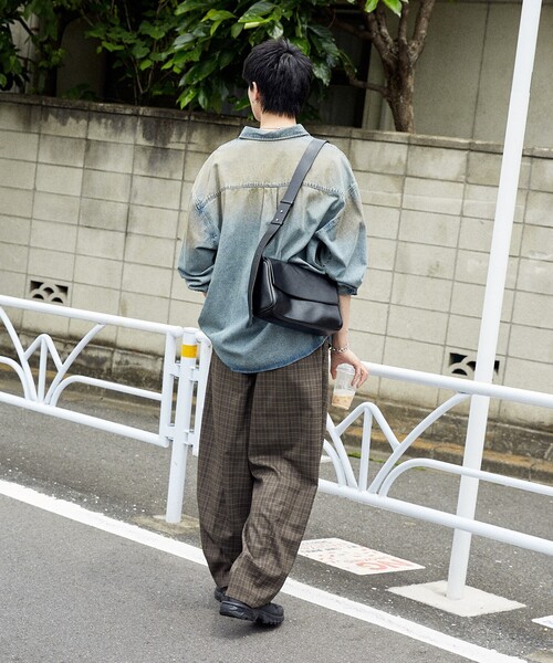 PUBLUX（パブリュクス）の「PUBLUX/パブリュクス イージーバレルパンツ(限定展開)（その他パンツ・メンズ・グレー系その他/ブラウン系その他/ブラック/グレー・SMALL/MEDIUM/LARGE）」の9枚目の写真