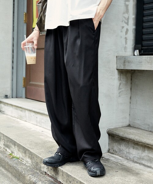 PUBLUX（パブリュクス）の「PUBLUX/パブリュクス イージーバレルパンツ(限定展開)（その他パンツ・メンズ・グレー系その他/ブラウン系その他/ブラック/グレー・SMALL/MEDIUM/LARGE）」の19枚目の写真