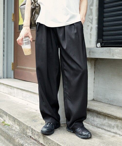 PUBLUX（パブリュクス）の「PUBLUX/パブリュクス イージーバレルパンツ(限定展開)（その他パンツ・メンズ・グレー系その他/ブラウン系その他/ブラック/グレー・SMALL/MEDIUM/LARGE）」の22枚目の写真