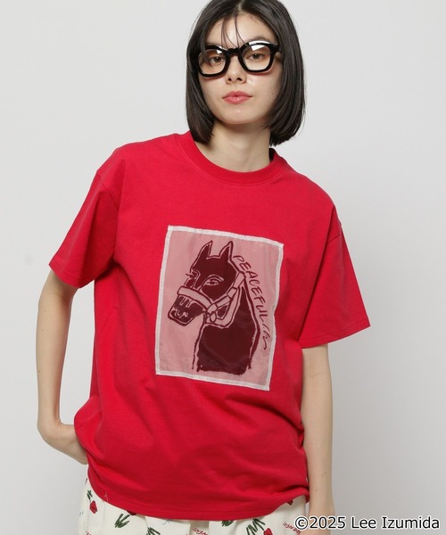 niko and...(ニコアンド)の「【IZUMIDA LEE(イズミダ リー)】コラボ アソートグラフィックTシャツ(Tシャツ/カットソー・レディース・レッド/チャコール/オフホワイト/ナチュラル・MEDIUM/LARGE)」の4枚目の写真