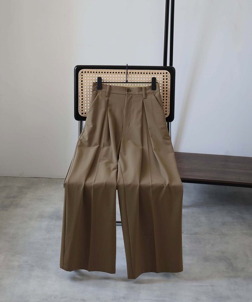 Doula Doula（ドゥーラドゥーラ）の「センタータックワイドスラックスパンツ（その他パンツ・レディース・ブラック/ブラウン/チャコールグレー・マルチサイズ）」の13枚目の写真