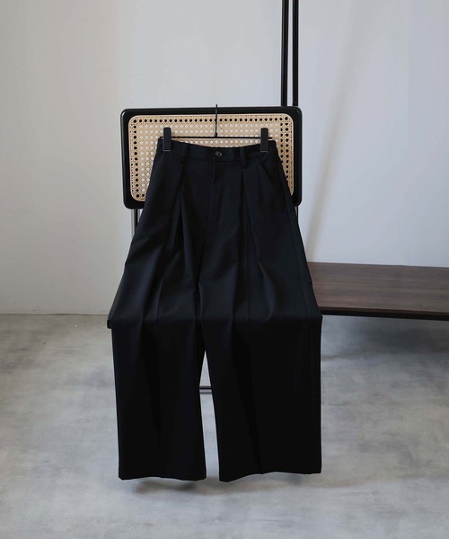 Doula Doula（ドゥーラドゥーラ）の「センタータックワイドスラックスパンツ（その他パンツ・レディース・ブラック/ブラウン/チャコールグレー・マルチサイズ）」の14枚目の写真