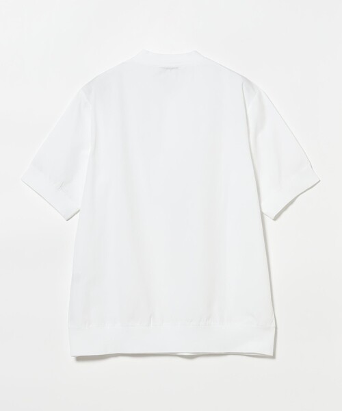 BRILLA per il gusto(ブリッラペルイルグースト)の「【販売店舗限定】ANTICIPO / コットンポプリン ヘンリーネック Tシャツ(Tシャツ/カットソー・メンズ・ホワイト/ブラック・42/44/46/48)」の6枚目の写真