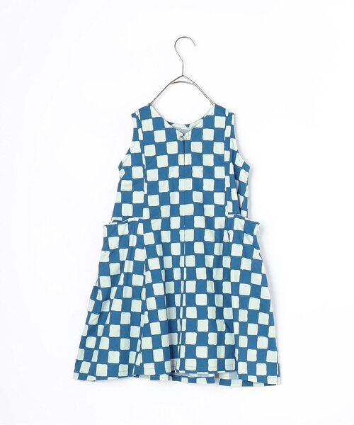 p.premier(ピードットプルミエ)の「イロチ買いしたい夏すぎる総柄パラソルフレアワンピース(ワンピース・キッズ・ネイビー/イエロー/ダークブラウン/グリーン/レッド/ブラック/ブルー/クリーム・80/90/100/110/120/130/140)」の15枚目の写真