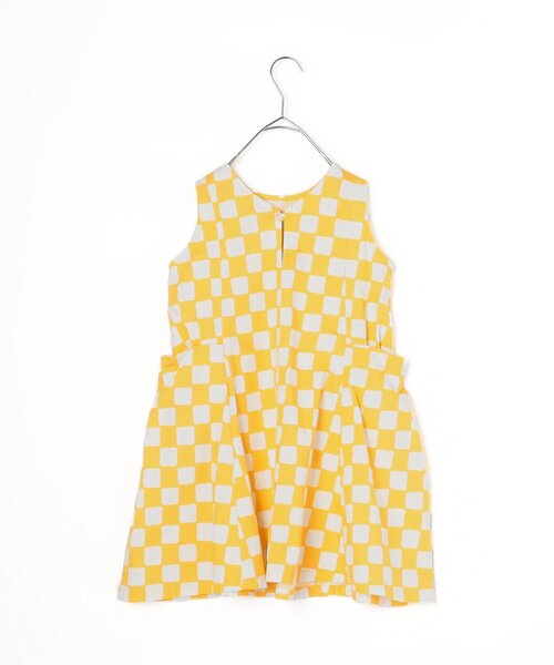 p.premier(ピードットプルミエ)の「イロチ買いしたい夏すぎる総柄パラソルフレアワンピース(ワンピース・キッズ・ネイビー/イエロー/ダークブラウン/グリーン/レッド/ブラック/ブルー/クリーム・80/90/100/110/120/130/140)」の21枚目の写真