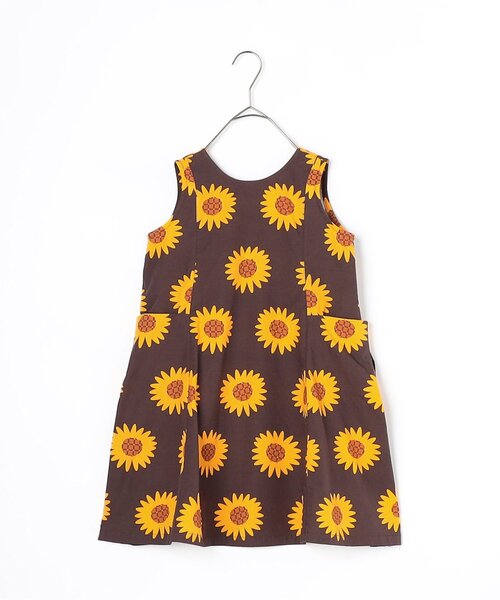 p.premier（ピードットプルミエ）の「イロチ買いしたい夏すぎる総柄パラソルフレアワンピース（ワンピース・キッズ・ネイビー/イエロー/ダークブラウン/グリーン/レッド/ブラック/ブルー/クリーム・80/90/100/110/120/130/140）」の14枚目の写真