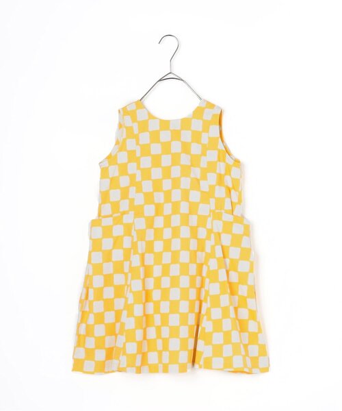 p.premier（ピードットプルミエ）の「イロチ買いしたい夏すぎる総柄パラソルフレアワンピース（ワンピース・キッズ・ネイビー/イエロー/ダークブラウン/グリーン/レッド/ブラック/ブルー/クリーム・80/90/100/110/120/130/140）」の10枚目の写真