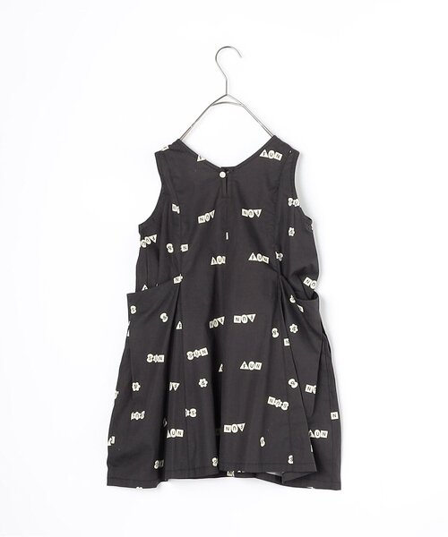 p.premier（ピードットプルミエ）の「イロチ買いしたい夏すぎる総柄パラソルフレアワンピース（ワンピース・キッズ・ネイビー/イエロー/ダークブラウン/グリーン/レッド/ブラック/ブルー/クリーム・80/90/100/110/120/130/140）」の9枚目の写真