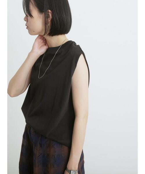 sm2rhythm（サマンサモスモスリズム）の「ショルダータックプルオーバー（Tシャツ/カットソー・レディース・イエロー/オフホワイト/ブラック・F）」の18枚目の写真