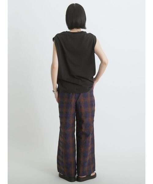 sm2rhythm（サマンサモスモスリズム）の「ショルダータックプルオーバー（Tシャツ/カットソー・レディース・イエロー/オフホワイト/ブラック・F）」の11枚目の写真