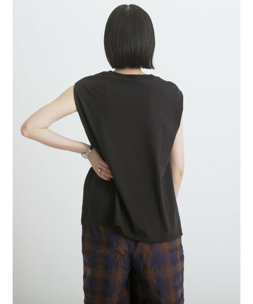 sm2rhythm（サマンサモスモスリズム）の「ショルダータックプルオーバー（Tシャツ/カットソー・レディース・イエロー/オフホワイト/ブラック・F）」の13枚目の写真