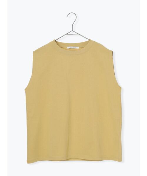 sm2rhythm（サマンサモスモスリズム）の「ショルダータックプルオーバー（Tシャツ/カットソー・レディース・イエロー/オフホワイト/ブラック・F）」の7枚目の写真