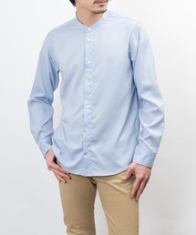 garsonwave（ギャルソンウェーブ）の「日本製 接触冷感 リサイクル ポリエステル バンド カラー シャツ(GW)（シャツ/ブラウス）」