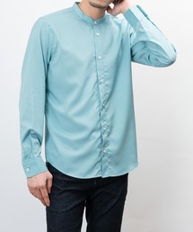 garsonwave（ギャルソンウェーブ）の「日本製 接触冷感 リサイクル ポリエステル バンド カラー シャツ(GW)（シャツ/ブラウス）」