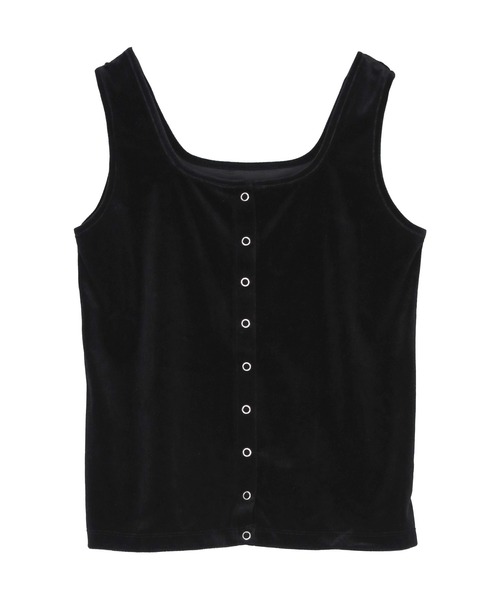 セール】前後2wayシアーベロアタンクトップ（タンクトップ）｜titivate