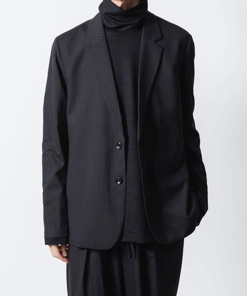 ATTACHMENT(アタッチメント)の「T/W/SI ストレッチギャバジン 2B JKT / T/W/SI STRETCH GABARDINE 2B JKT(テーラードジャケット・メンズ・グレー系/ブラック/ブラック系/ダークネイビー・3/2/1)」の3枚目の写真
