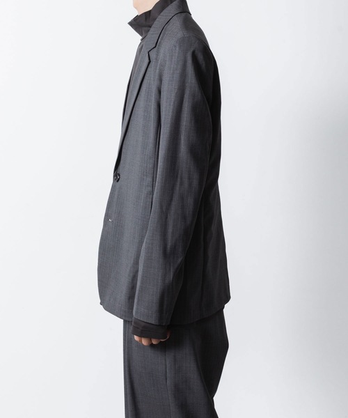 ATTACHMENT(アタッチメント)の「T/W/SI ストレッチギャバジン 2B JKT / T/W/SI STRETCH GABARDINE 2B JKT(テーラードジャケット・メンズ・グレー系/ブラック/ブラック系/ダークネイビー・3/2/1)」の18枚目の写真