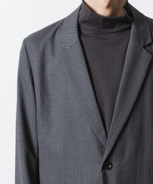 ATTACHMENT(アタッチメント)の「T/W/SI ストレッチギャバジン 2B JKT / T/W/SI STRETCH GABARDINE 2B JKT(テーラードジャケット・メンズ・グレー系/ブラック/ブラック系/ダークネイビー・3/2/1)」の21枚目の写真