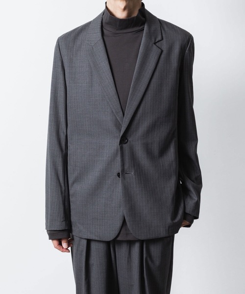ATTACHMENT(アタッチメント)の「T/W/SI ストレッチギャバジン 2B JKT / T/W/SI STRETCH GABARDINE 2B JKT(テーラードジャケット・メンズ・グレー系/ブラック/ブラック系/ダークネイビー・3/2/1)」の16枚目の写真
