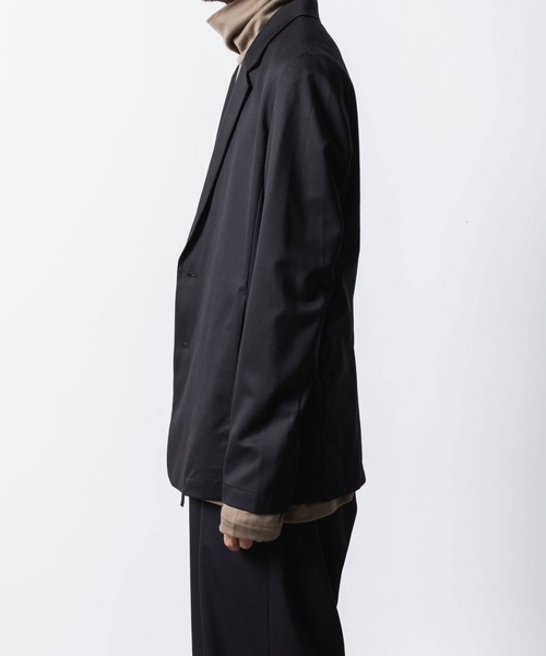 ATTACHMENT(アタッチメント)の「T/W/SI ストレッチギャバジン 2B JKT / T/W/SI STRETCH GABARDINE 2B JKT(テーラードジャケット・メンズ・グレー系/ブラック/ブラック系/ダークネイビー・3/2/1)」の8枚目の写真