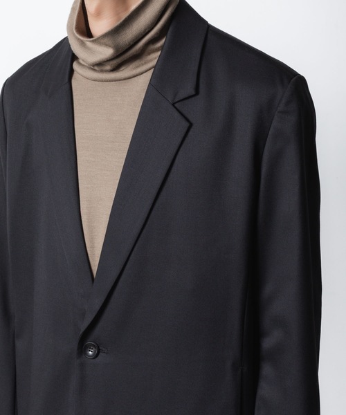 ATTACHMENT(アタッチメント)の「T/W/SI ストレッチギャバジン 2B JKT / T/W/SI STRETCH GABARDINE 2B JKT(テーラードジャケット・メンズ・グレー系/ブラック/ブラック系/ダークネイビー・3/2/1)」の11枚目の写真